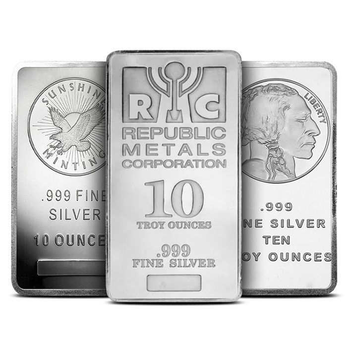 Best 10 oz silver bars to buy?
