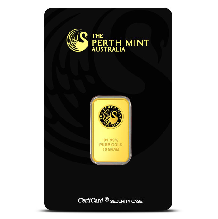 Why is the premium on a 10 gram Perth Mint gold bar higher than for a 1oz bar?