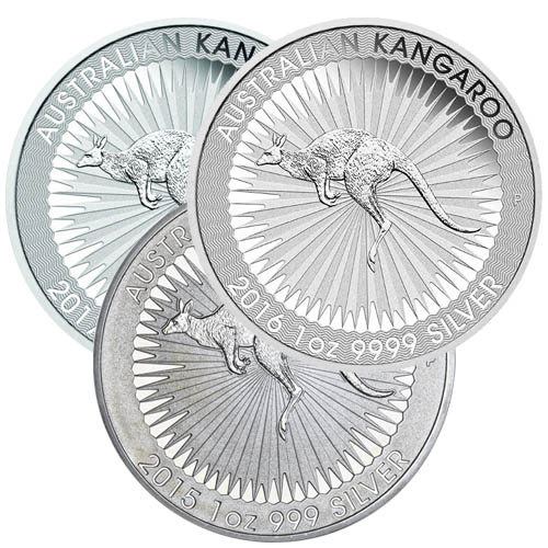 What are the dimensions of this Australian kangaroo silver coin?