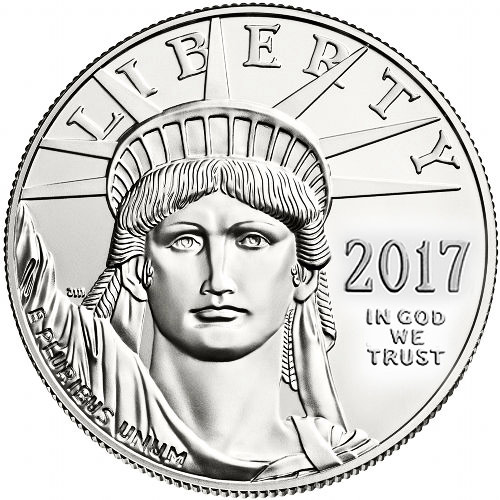 How common is American platinum eagle coin compared to gold and silver?