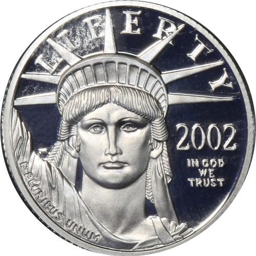 What years were these 1/4 oz platinum eagles minted?