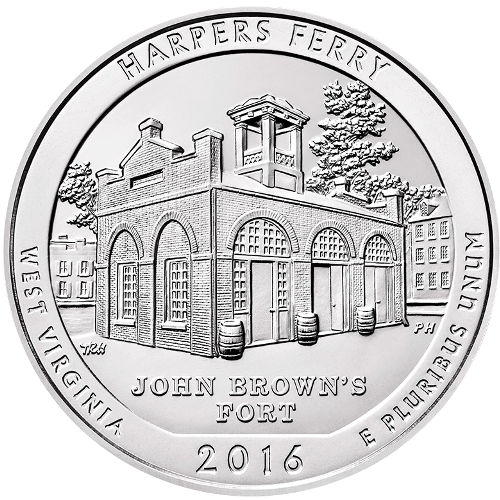 2016 5 oz ATB Harpers Ferry National Historical Park Silver Coin Questions & Answers