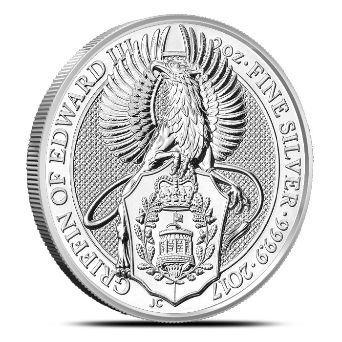 2017 2 oz British Silver Queen’s Beast Griffin Coin Questions & Answers