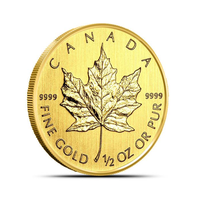 1/2 oz Canadian Gold Maple Leaf Coin (Random Year) Questions & Answers