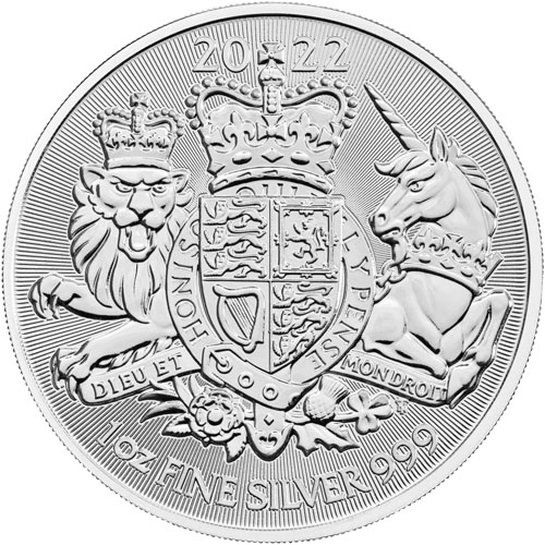 2022 1 oz British Silver Royal Arms Coin (BU) Questions & Answers