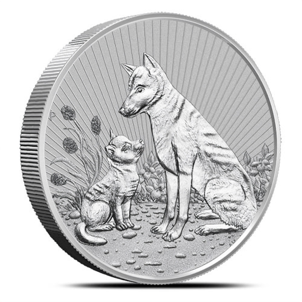 2022 2 oz Australian Mother & Baby Dingo Silver Coin (BU) Questions & Answers