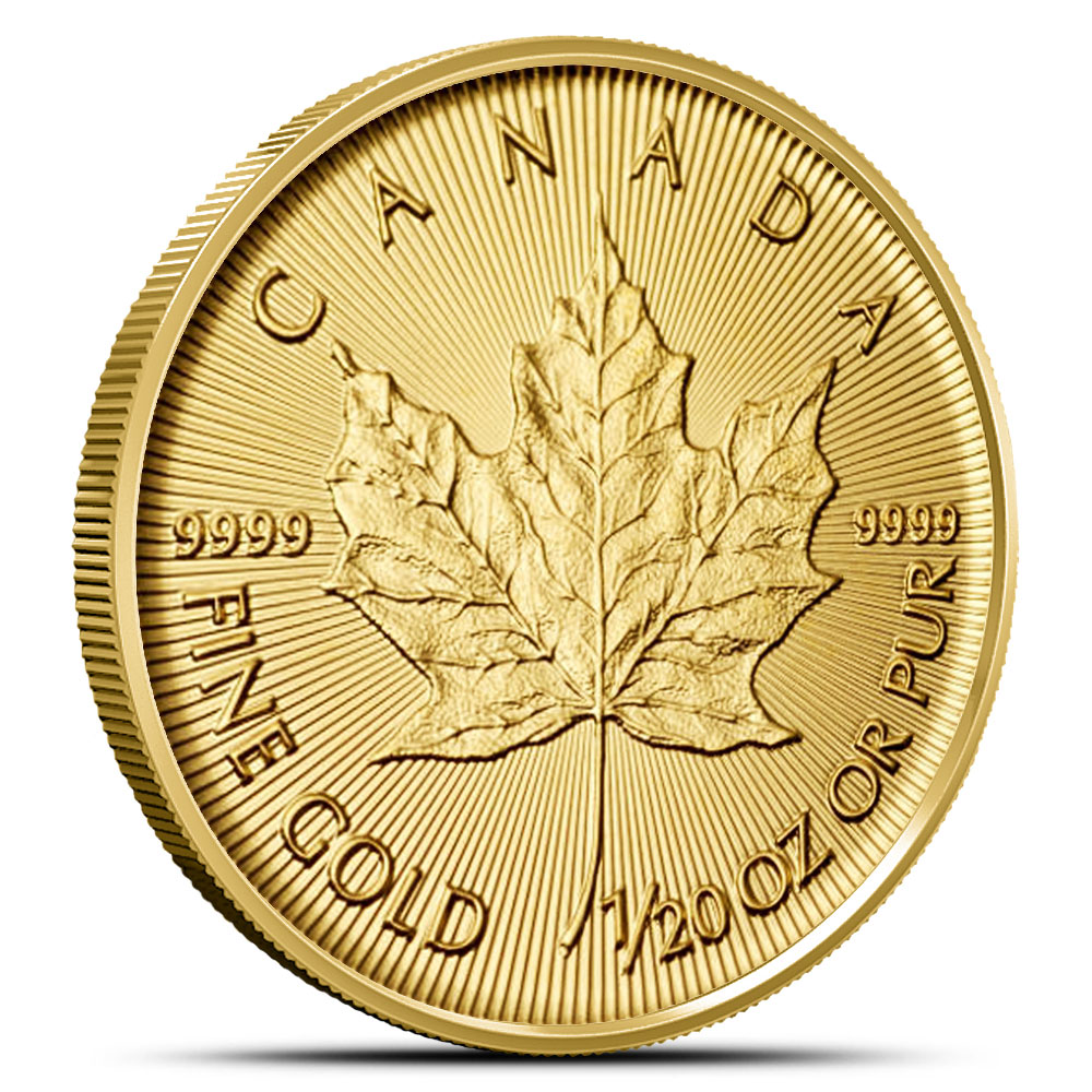 1/20 oz Canadian Gold Maple Leaf Coin (Random Year) Questions & Answers