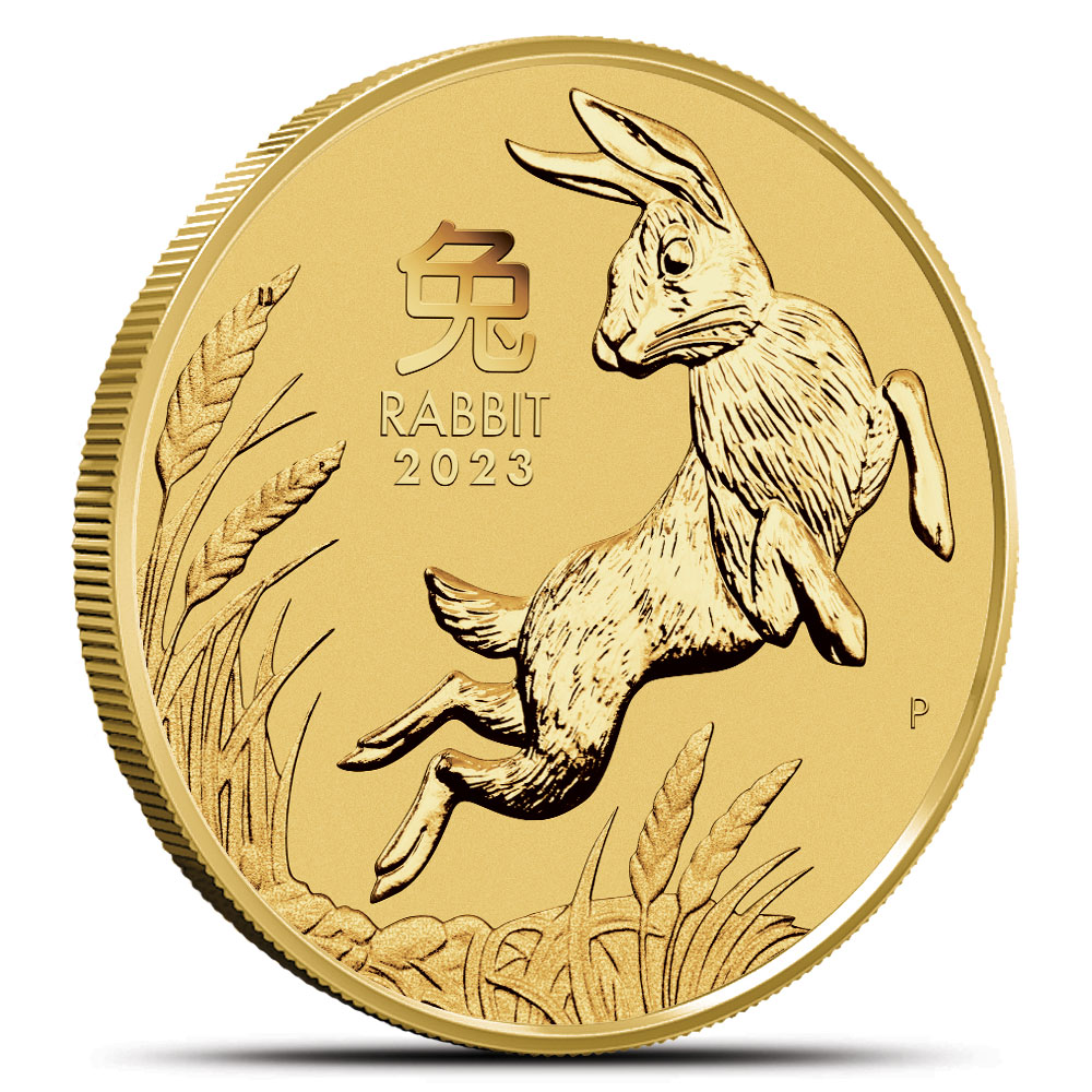 How many Year of the Rabbit gold coins come in a tube?