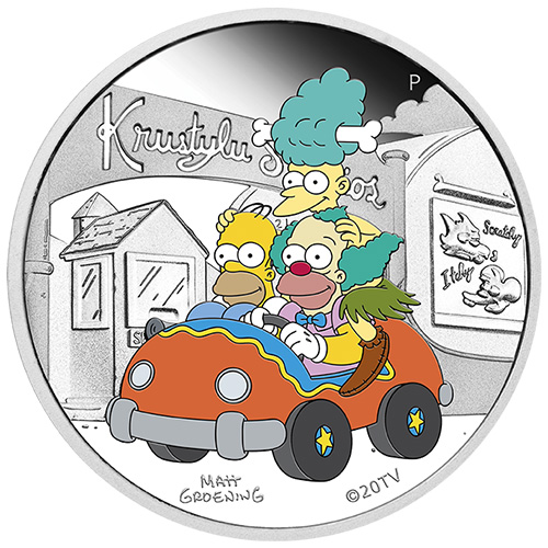 2022 1 oz Colorized Tuvalu The Simpsons Krusty Proof Silver Coin (Box + CoA) Questions & Answers