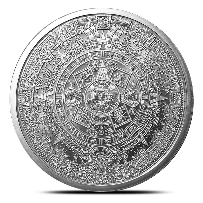 1 oz Aztec Calendar Silver Round (New) Questions & Answers